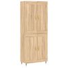 vidaXL Sk&aacute;pur Sonoma Eikarlitur 69,5x34x180 cm Samsettur Vi&eth;ur