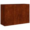 vidaXL Gr&oacute;&eth;urker Ry&eth;litur 120x40x80 cm Ve&eth;urst&aacute;l