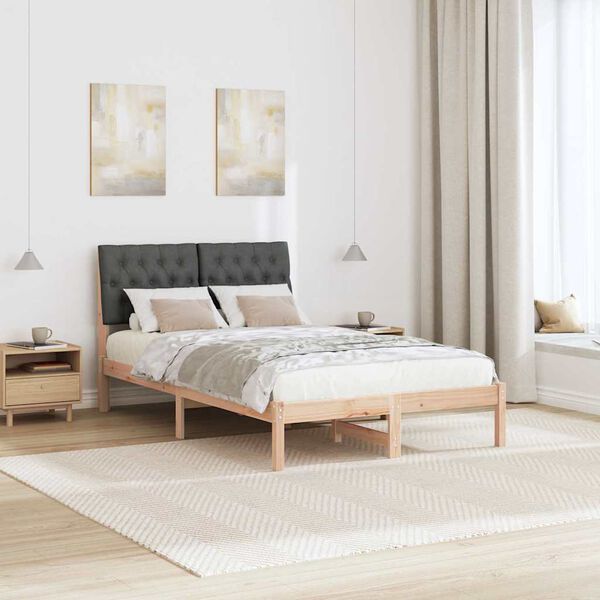 vidaXL R&uacute;mf&oacute;tur me&eth; kl&aelig;&eth;&eth;um h&ouml;f&eth;agafli Br&uacute;nn 120 x 200 cm