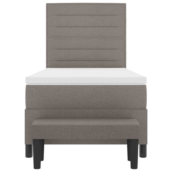 vidaXL Kassi vorinn r&uacute;m me&eth; d&yacute;nu M&oacute;gr&aacute;r 90 x 190 cm d&uacute;kur