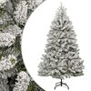 vidaXL Gervij&oacute;latr&eacute; me&eth; Greinum &aacute; Hj&ouml;rum og Snj&oacute;flygsum 210 cm