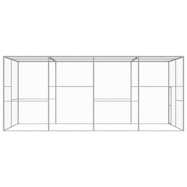 vidaXL Kattab&uacute;r 6x3x2,5 m S&iacute;nkh&uacute;&eth;a&eth; St&aacute;l