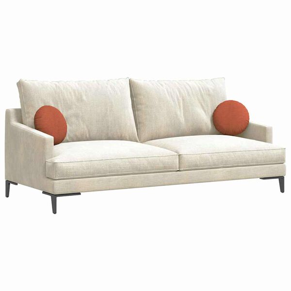 vidaXL Setjp&uacute;&eth;ar 2 pcs Rau&eth;ur appels&iacute;nugulur &Oslash; 30 cm Korduroy efni