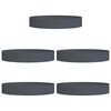 vidaXL Pottahringur 5 pcs Antras&iacute;t 120 x 120 x 20 cm Kalt ofi&eth; st&aacute;l