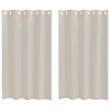 vidaXL Voile gard&iacute;na 2 pcs Sandur 175 x 140 cm P&oacute;l&yacute;ester