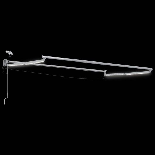 vidaXL Rafmagns samanbrj&oacute;tanlegt s&oacute;lsk&yacute;li Bjargarau&eth;ur 3 x 2,5 m