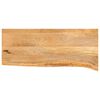 vidaXL Bor&eth;plata me&eth; N&aacute;tt&uacute;rulegum Br&uacute;num 90x40x2,5 cm Mang&oacute;vi&eth;ur