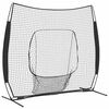 vidaXL Hafnarbolta&aelig;finganet Svartur 250 x 106 x 209 cm P&oacute;l&yacute;ester