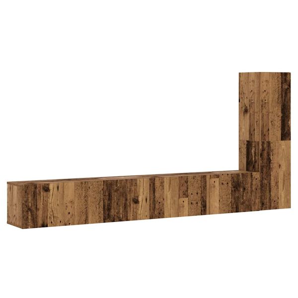 vidaXL 3 ja sj&oacute;nvarpssk&aacute;pasett Veggfestur Vi&eth;arlitur Samsettur Vi&eth;ur