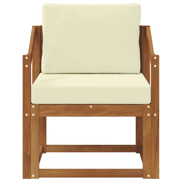 vidaXL &Uacute;tis&oacute;fi Solid Akas&iacute;uskei&eth; og P&oacute;lyester N&aacute;tt&uacute;rulegur