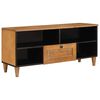 vidaXL TV einingar L&eacute;tt br&uacute;nt 105 x 33 x 46 cm Samsettur vi&eth;ur