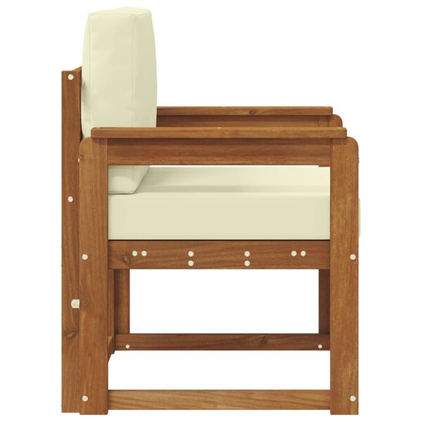 vidaXL &Uacute;tis&oacute;fi Solid Akas&iacute;uskei&eth; og P&oacute;lyester N&aacute;tt&uacute;rulegur