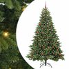 vidaXL Gervi j&oacute;latr&eacute; me&eth; 300 LED me&eth; standi Gr&aelig;nn 210 cm PE og PVC