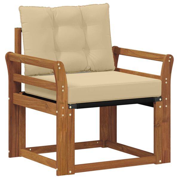 vidaXL &Uacute;tis&oacute;fi Fast Acacia tr&eacute; og Textilene N&aacute;tt&uacute;rulegur