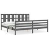 vidaXL R&uacute;mgrind &aacute;n D&yacute;nu Gr&aacute;tt 200x200 cm Gegnheil Vi&eth;ur
