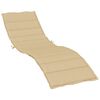 vidaXL S&oacute;lbekkjasessur Drappa&eth;ur blanda 200x70x4 cm Tau&aacute;kl&aelig;&eth;i
