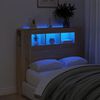 vidaXL LED H&ouml;f&eth;agafl Sonoma Eik 120x18,5x103,5 cm Samsettur Vi&eth;ur