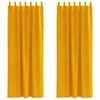 vidaXL Myrkratj&ouml;ld 2 pcs Gulvara gulan 140 x 225 cm Flauel