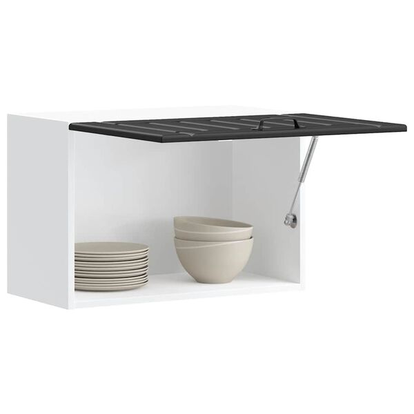 vidaXL Eldh&uacute;sveggsk&aacute;pur Lucca Svartur Samsettur Vi&eth;ur