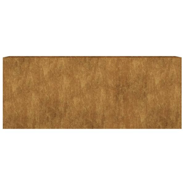 vidaXL Upphækkað Garðker 200x40x80 cm Corten Stál