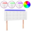 vidaXL LED H&ouml;f&eth;agafl 93x16x78/88 cm Hv&iacute;tt Le&eth;url&iacute;ki