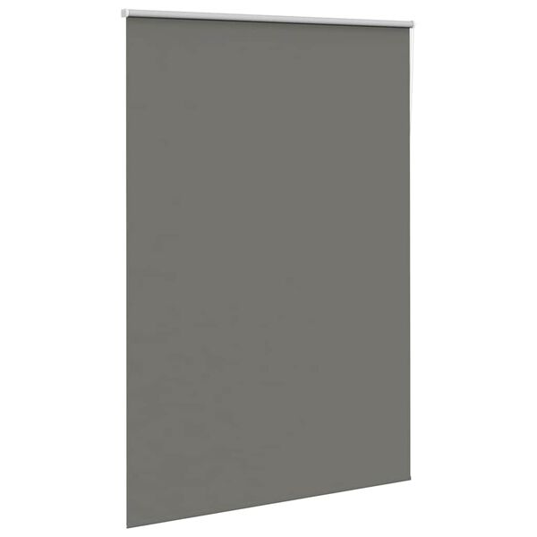 vidaXL R&uacute;llugard&iacute;nur Blackout gr&aacute;r 160x210 cm Efni Breidd 156,6 cm