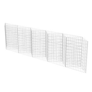 vidaXL Steinakassi S&iacute;nkh&uacute;&eth;a&eth; st&aacute;l 300 x 30 x 100 cm