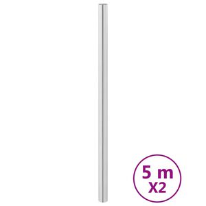 vidaXL H&uacute;sgagnal&iacute;mmi&eth;ar Sj&aacute;lfl&iacute;mandi Silfra&eth;ir 90x500 cm PET