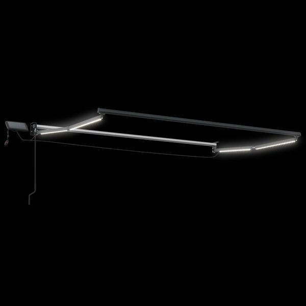 vidaXL Handvirkar mark&iacute;sur me&eth; LED l&yacute;singu Bjargarau&eth;ur 3 x 2 m