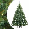 vidaXL Gervi j&oacute;latr&eacute; me&eth; 300 LED me&eth; standi Gr&aelig;nn 210 cm PE og PVC