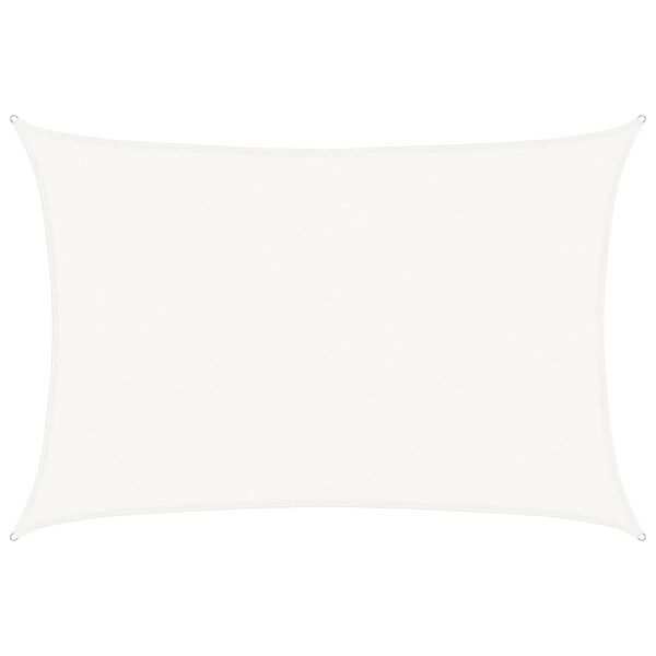 vidaXL Skyggnid&uacute;kur Segl 160 g/m&sup2; Hv&iacute;tt 4x5 HDPE