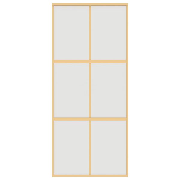 vidaXL Rennihur&eth; Gyllt 90x205 cm Matt Hert Gler og &Aacute;l