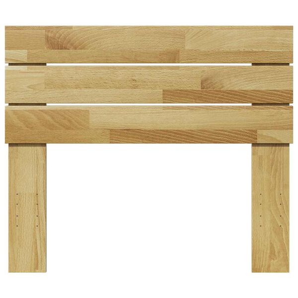 vidaXL H&ouml;fu&eth;gafl 80 cm Solid Wood Eik