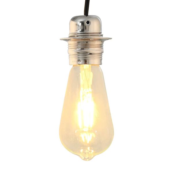 vidaXL lampahaldarar 2 stk sat&iacute;n nikkel E27