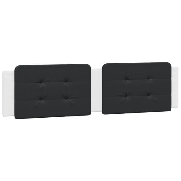 vidaXL H&ouml;f&eth;agaflsp&uacute;&eth;i Zadar Svartur og Hv&iacute;tur 200 cm Gervile&eth;ur