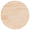 vidaXL Bor&eth;plata Kringl&oacute;tt &Oslash;70x3 cm Gegnheil Fura