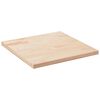 vidaXL Bor&eth;plata 90x90x2,5 cm Gegnheil Fura Ferningur