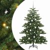 vidaXL Gervi hengdu j&oacute;latr&eacute; me&eth; 150 LED Gr&aelig;nn 150 cm PVC og St&aacute;l