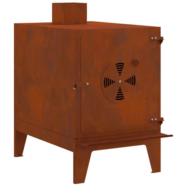 vidaXL Tjaldofn 35x50x60 cm Corten St&aacute;l