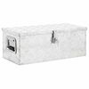 vidaXL Geymslubox Silfurlita&eth; 70x31x27 cm &Aacute;l