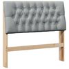 vidaXL B&oacute;lstru&eth; r&uacute;mgafl Lj&oacute;sgr&aacute;r 100 cm Solid furuhikk