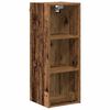 vidaXL Vegghengdur sk&aacute;pur Riga Gamalt timbur 30 x 29,5 x 80 cm