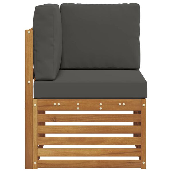 vidaXL &Uacute;ti Hornsofa Hrein akas&iacute;utr&eacute; N&aacute;tt&uacute;rulegur