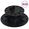 vidaXL Stillanlegar Undirst&ouml;&eth;ur fyrir Pall 10 stk. 60-88 mm