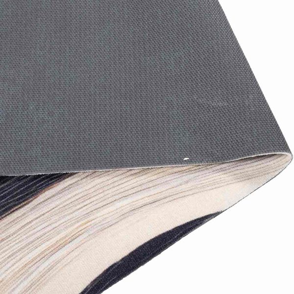 vidaXL Eldh&uacute;s teppi Svartur 150 x 45 cm Flauel