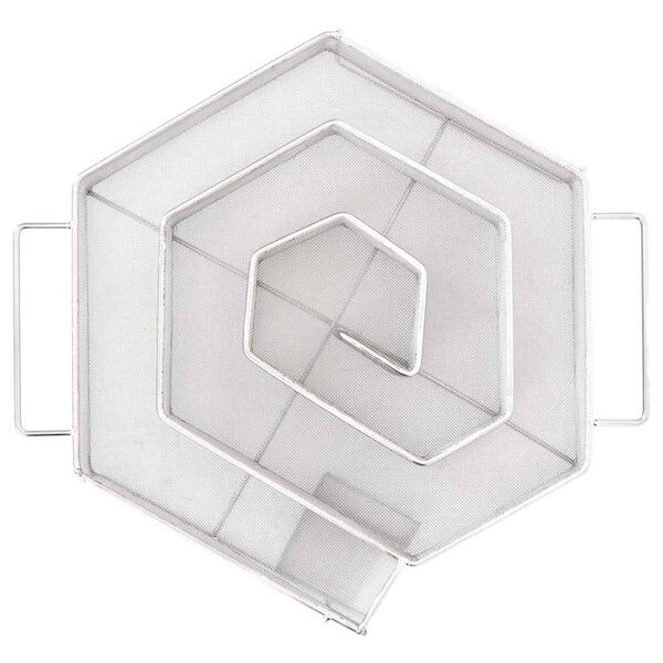 vidaXL B&uacute;na&eth;ur fyrir Kaldreykingu 22,5 cm Ry&eth;fr&iacute;tt st&aacute;l