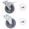 vidaXL Sn&uacute;ningshj&oacute;l me&eth; Boltagati 8 stk. 75 mm