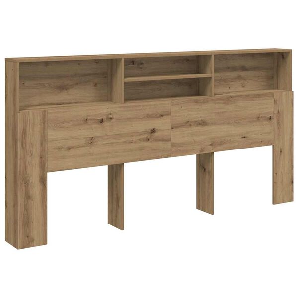 vidaXL H&ouml;fu&eth;gaflssk&aacute;pur Artisian Oak 200x19x103,5 cm Hanna&eth;ur vi&eth;ur