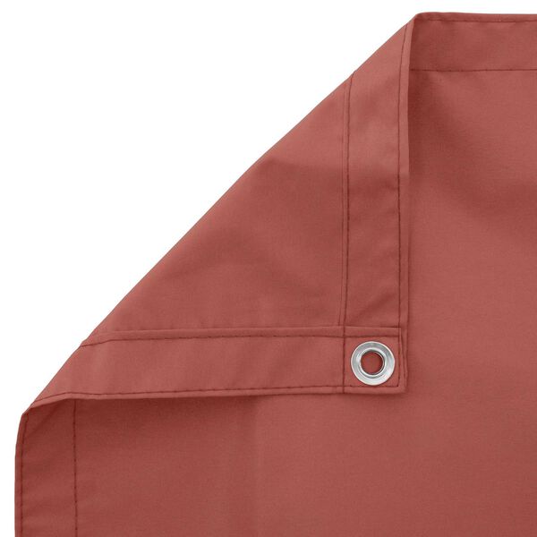 vidaXL Bakar&iacute; Skj&aacute;r terracotta 75 x 200 cm PU h&uacute;&eth;a&eth; Oxford alu