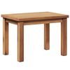 vidaXL S&oacute;fabor&eth; Br&uacute;nn 50 x 35 x 36 cm Solid teak vi&eth;ur